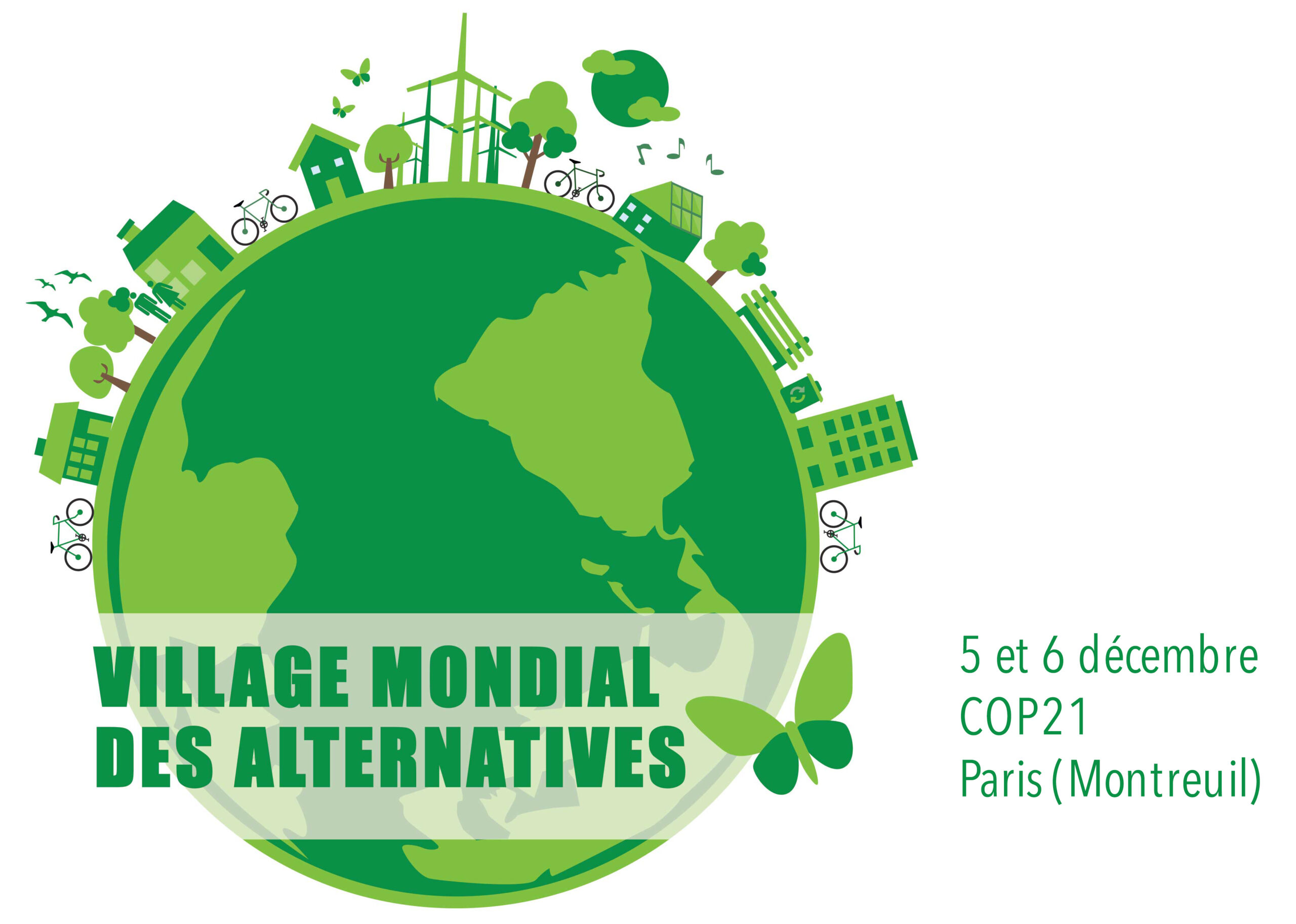 Le Village Mondial des Alternatives à Paris pendant la COP21 les 5 et 6 décembre 2015