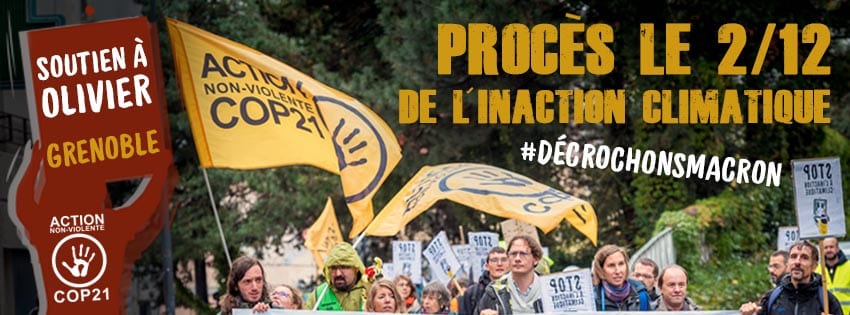 Le 2 décembre le procès de l&rsquo;inaction climatique et sociale à Grenoble